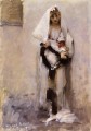 A Parisian Beggar Girl portrait John Singer Sargent
